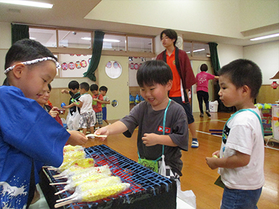 幼児さん：食育としてのクッキング